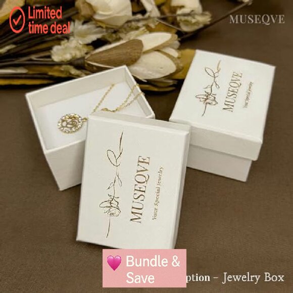 Double Cross Pendant Necklace 14K Gold Plated Dainty CZ Diamond Choker - Picture 6 of 6